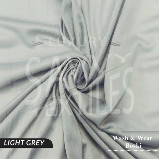Premium Wash & Wear Savvy Boski - Light Grey