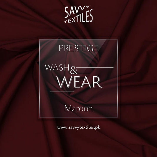 Prestige Wash & Wear - Maroon