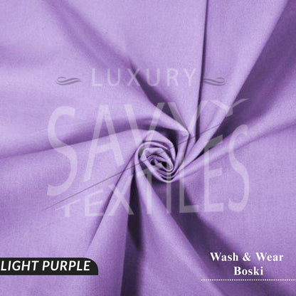 Premium Wash & Wear Savvy Boski - Light Purple