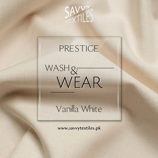Prestige Wash & Wear - Vanilla white