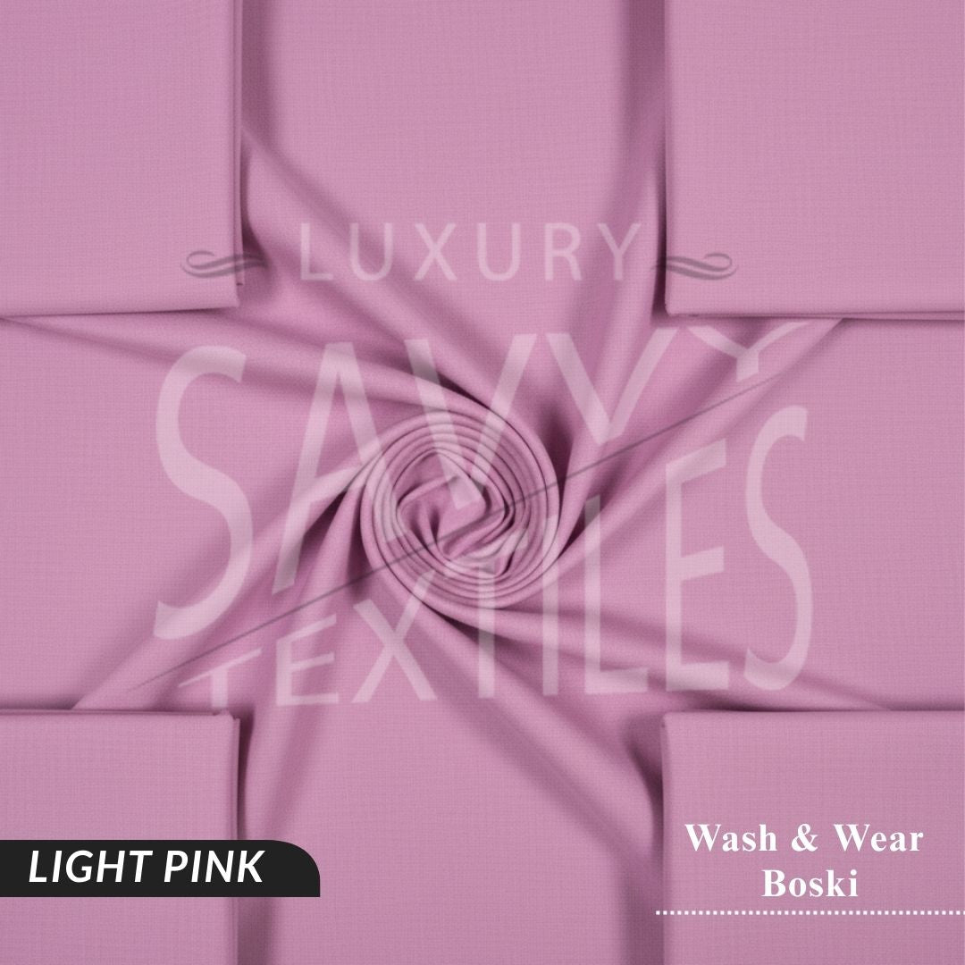 Premium Wash & Wear Savvy Boski - Light Pink