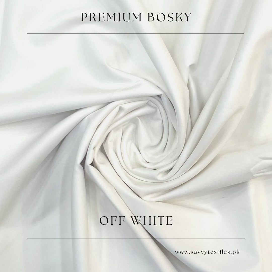Premium Turkish Bosky - Off White