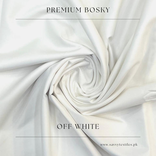 Premium Turkish Bosky - Off White
