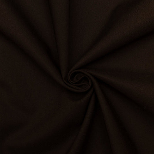 Pure Premium Cotton Fabric - Dark Brown