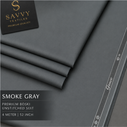 Premium Wash & Wear Savvy Boski - Smoke Grey
