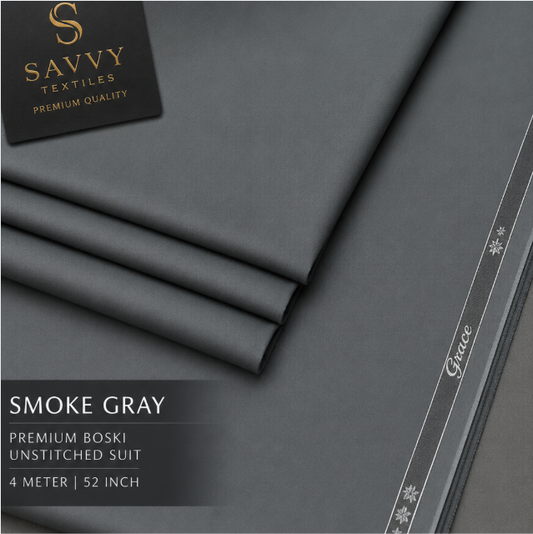 Premium Wash & Wear Savvy Boski - Smoke Grey
